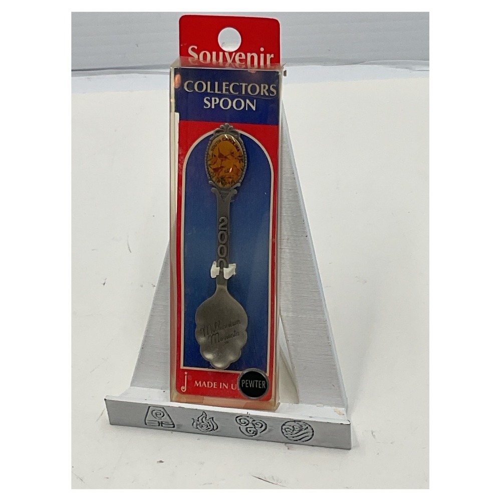 Vintage 2000 South Carolina Millennium Moments Pewter Souvenir Spoon USA New
